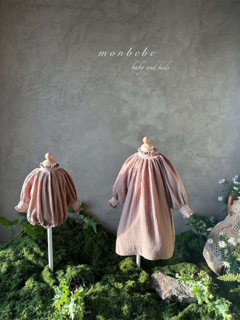 Monbebe - Korean Children Fashion - #childrensboutique - J Smoke One-Piece - 3