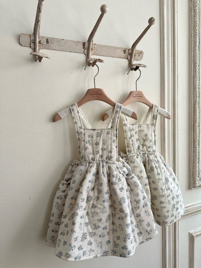 Monbebe - Korean Children Fashion - #childrensboutique - Florrie Banding Dungarees Skirt