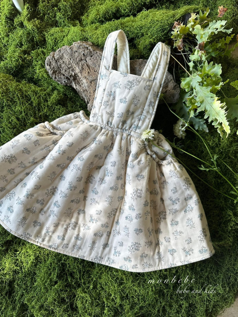 Monbebe - Korean Children Fashion - #discoveringself - Florrie Banding Dungarees Skirt - 4