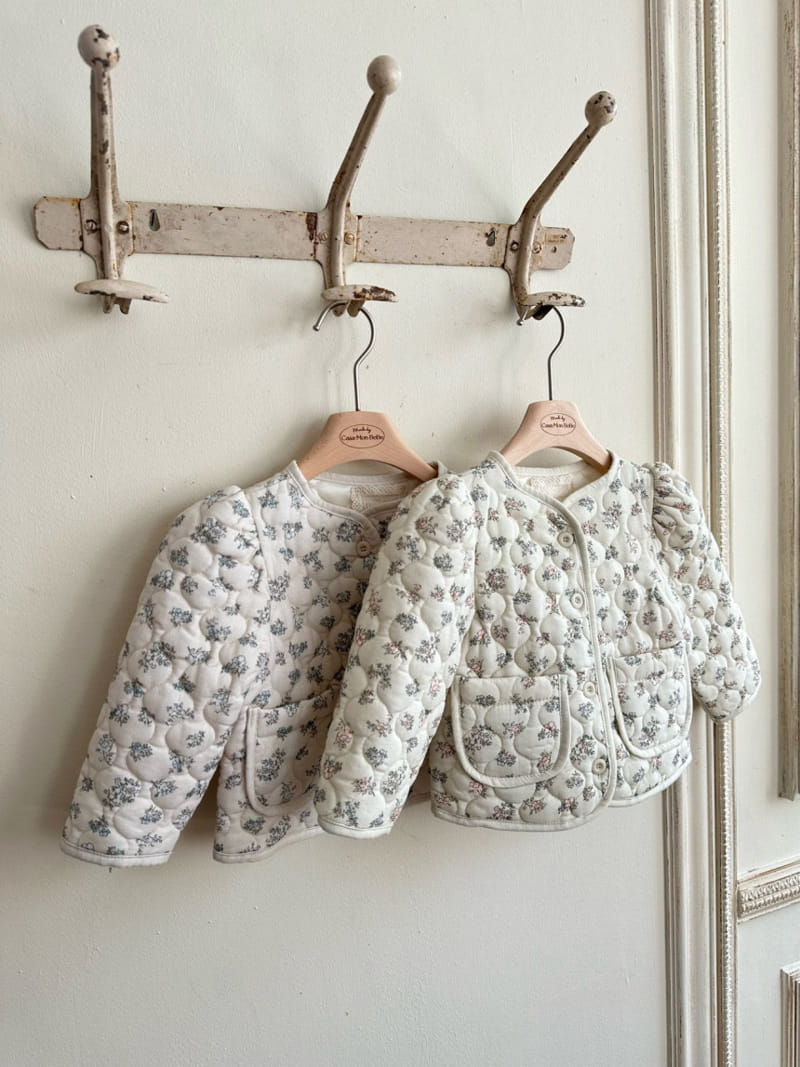 Monbebe - Korean Children Fashion - #todddlerfashion - Florrie Quilting Jacket - 2