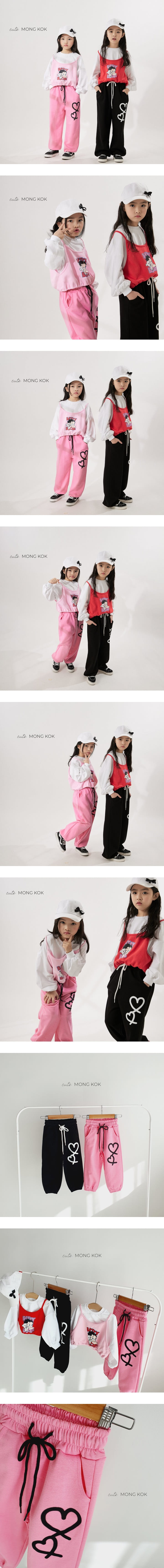 Mong Kok - Korean Children Fashion - #kidsshorts - Heart Pants - 2