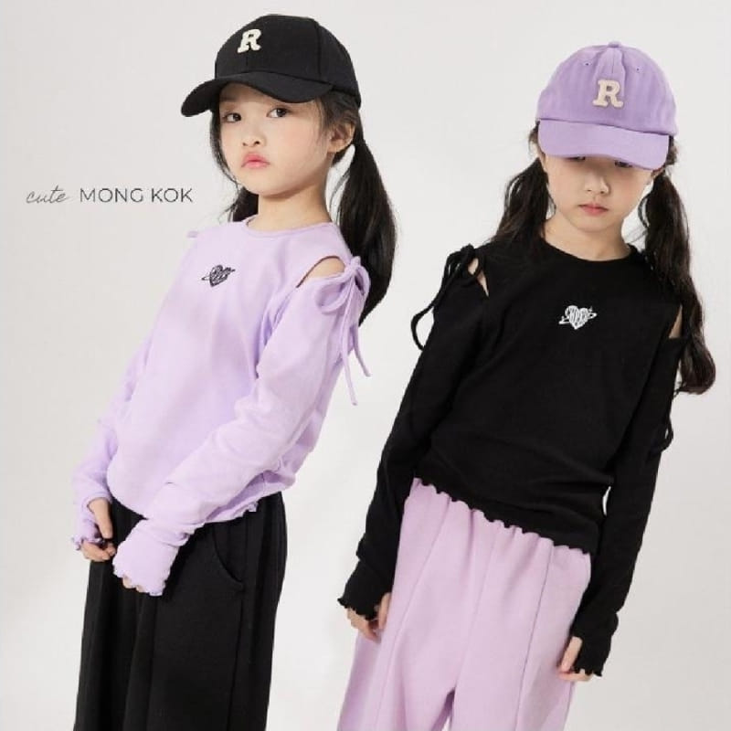 Mong Kok - Korean Children Fashion - #prettylittlegirls - Shoulder String Tee