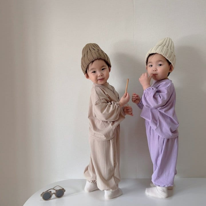 Moran - Korean Baby Fashion - #babyfever - Easy Top Bottom Set - 9