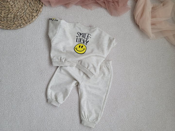 Moran - Korean Children Fashion - #designkidswear - Hi Smile Top Bottom Set - 6