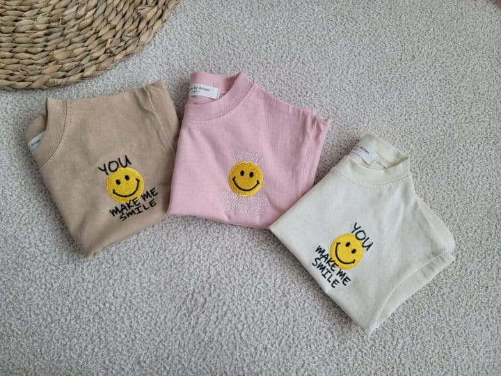 Moran - Korean Children Fashion - #toddlerclothing - You Smile Tee