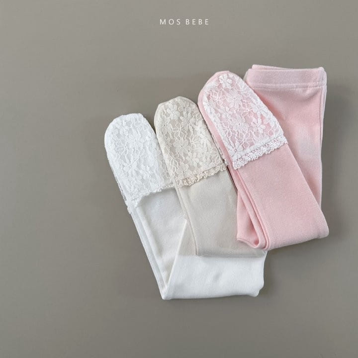 Mos Bebe - Korean Baby Fashion - #babyboutique - Anpang Foot Leggings - 2
