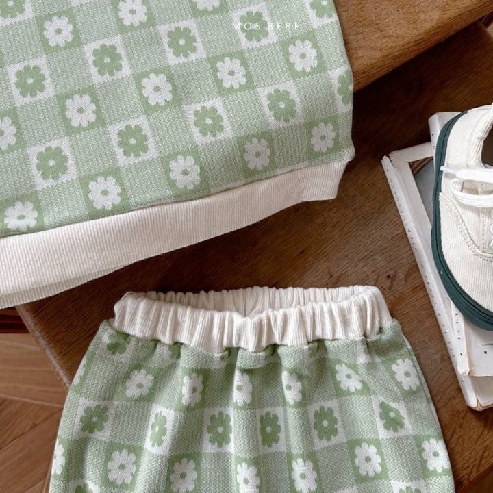 Mos Bebe - Korean Baby Fashion - #babyboutiqueclothing - Flower Garden Vest Bloomers Top Bottom Set - 11
