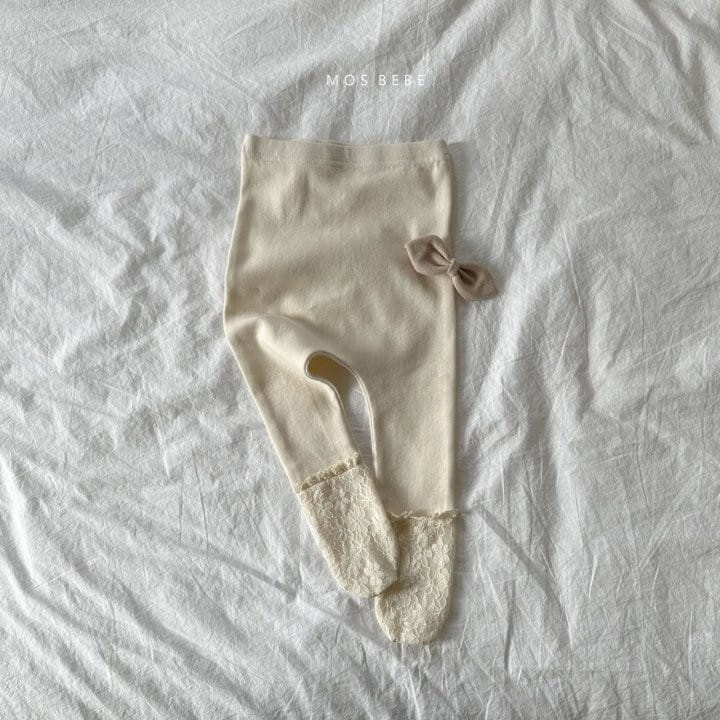 Mos Bebe - Korean Baby Fashion - #babyclothing - Anpang Foot Leggings - 5