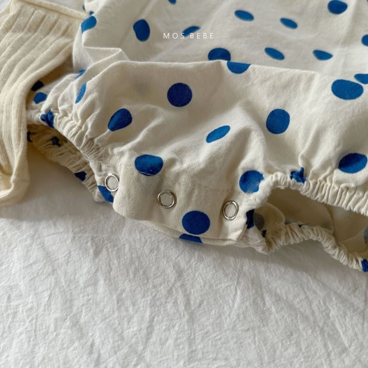 Mos Bebe - Korean Baby Fashion - #babyclothing - Dot Body Suit - 5