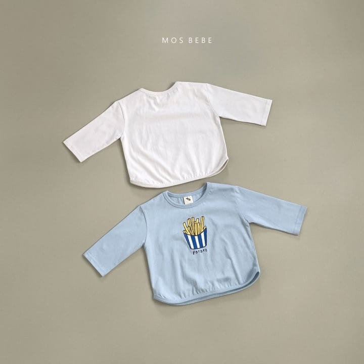 Mos Bebe - Korean Baby Fashion - #babyboutiqueclothing - Po Ta To Silket Tee - 4
