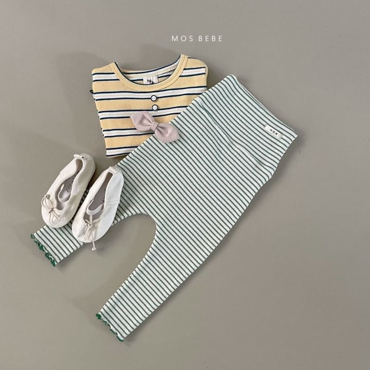 Mos Bebe - Korean Baby Fashion - #babyclothing - Pring Stomach Leggings - 3