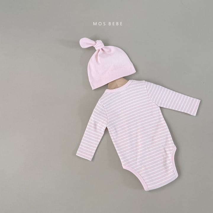 Mos Bebe - Korean Baby Fashion - #babyfashion - Mushroom Beanie Body Suit - 8