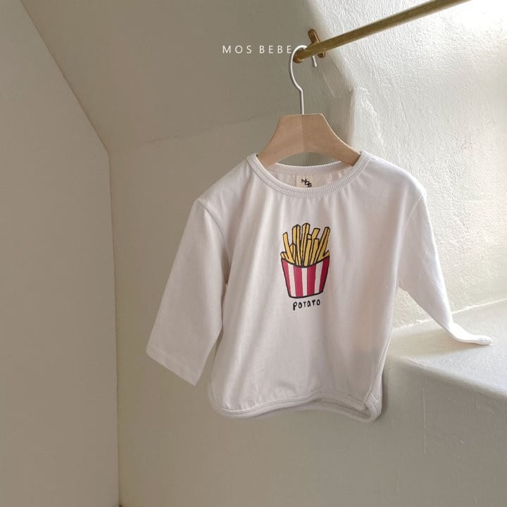 Mos Bebe - Korean Baby Fashion - #babyfashion - Po Ta To Silket Tee - 5