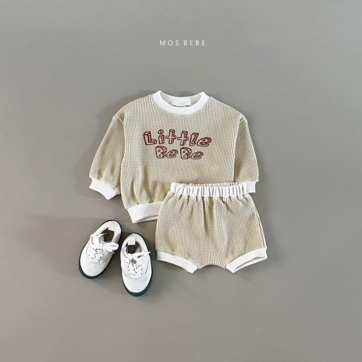 Mos Bebe - Korean Baby Fashion - #babyfever - Little Bebe Top Bottom Set