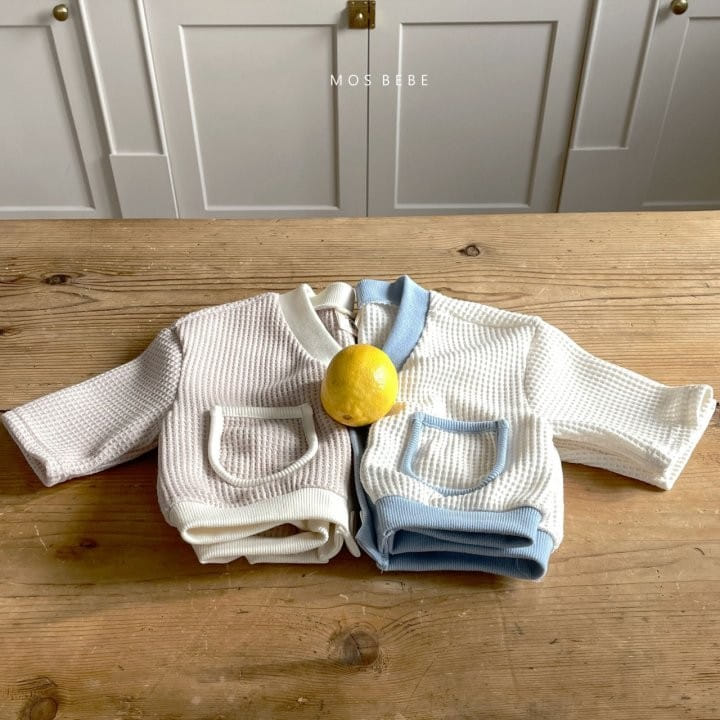 Mos Bebe - Korean Baby Fashion - #babyfever - Roy Color Cardigan - 11