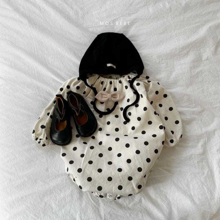Mos Bebe - Korean Baby Fashion - #babygirlfashion - Dot Body Suit - 8