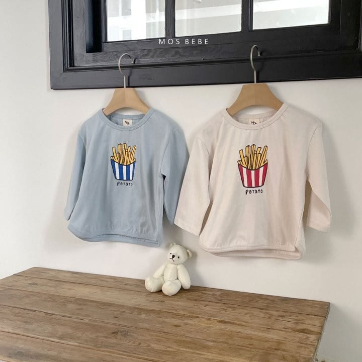 Mos Bebe - Korean Baby Fashion - #babygirlfashion - Po Ta To Silket Tee - 7