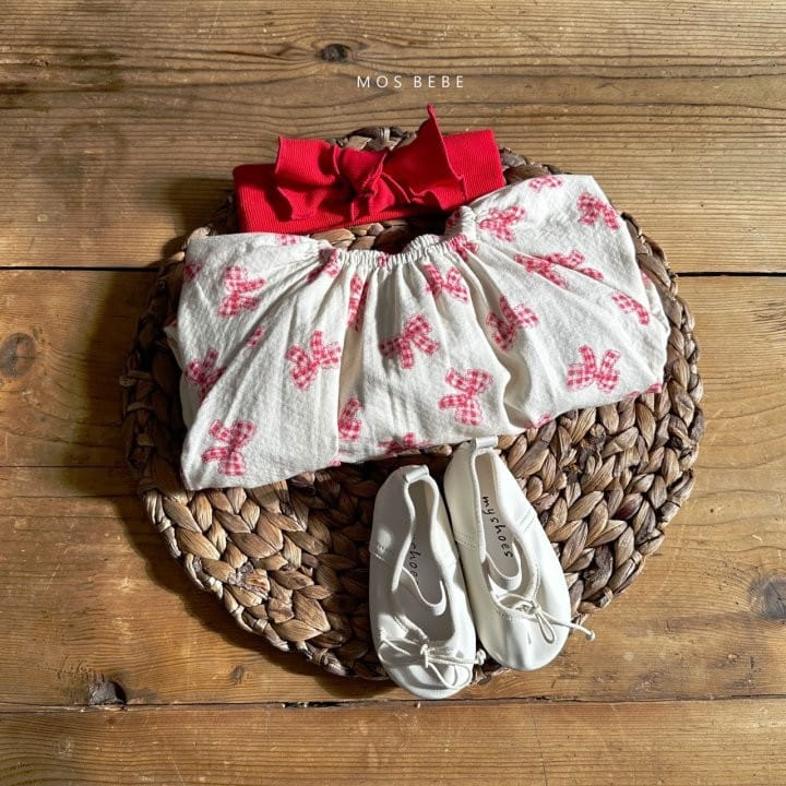 Mos Bebe - Korean Baby Fashion - #babyoninstagram - Ribbon Body Suit - 11