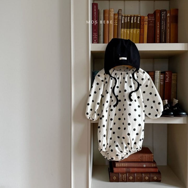Mos Bebe - Korean Baby Fashion - #babyoninstagram - Dot Body Suit - 10