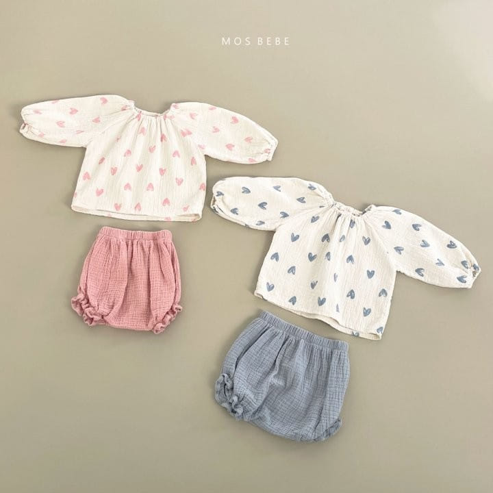 Mos Bebe - Korean Baby Fashion - #babyootd - Lovely Bloomers Set - 8