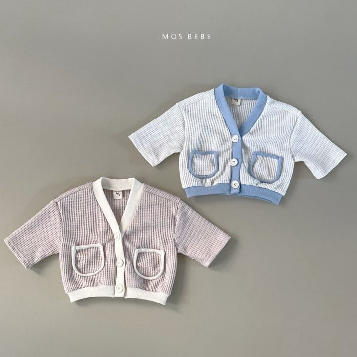 Mos Bebe - Korean Baby Fashion - #babyoutfit - Roy Color Cardigan