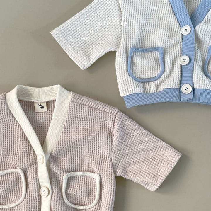 Mos Bebe - Korean Baby Fashion - #babyoutfit - Roy Color Cardigan - 2