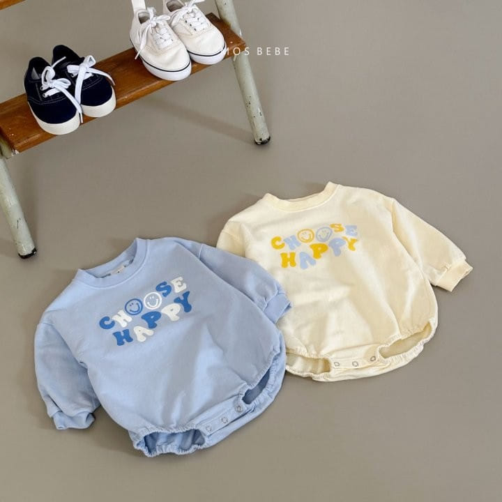 Mos Bebe - Korean Baby Fashion - #babyoutfit - Happy Body Suit