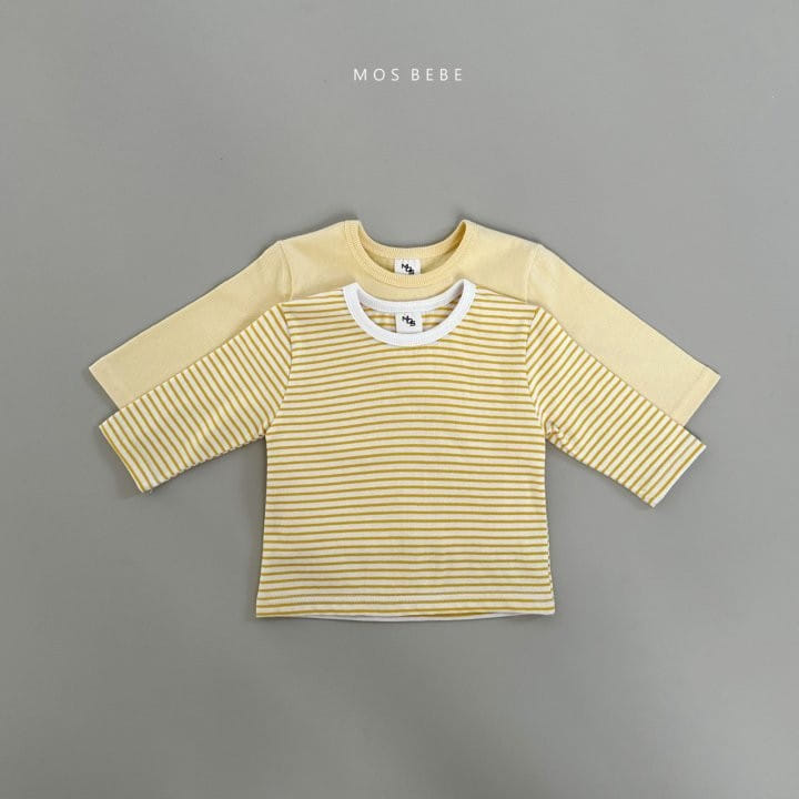 Mos Bebe - Korean Baby Fashion - #babyoutfit - Spring One Plus One Tee - 4