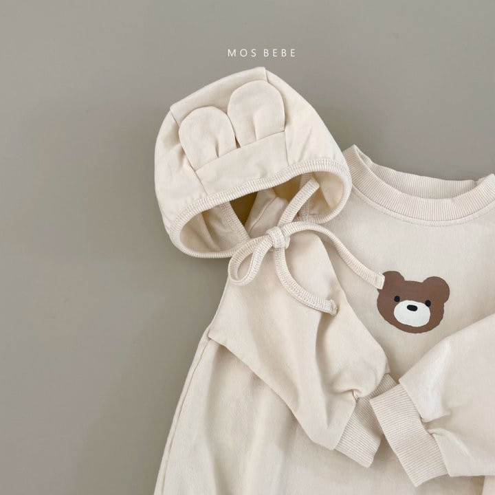 Mos Bebe - Korean Baby Fashion - #onlinebabyboutique - Mini Bear Body Suit - 6