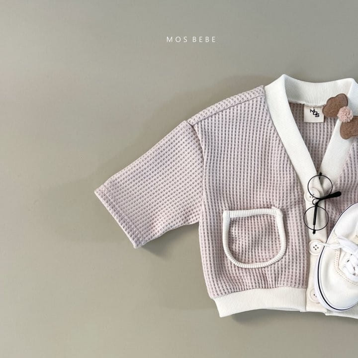Mos Bebe - Korean Baby Fashion - #smilingbaby - Roy Color Cardigan - 6