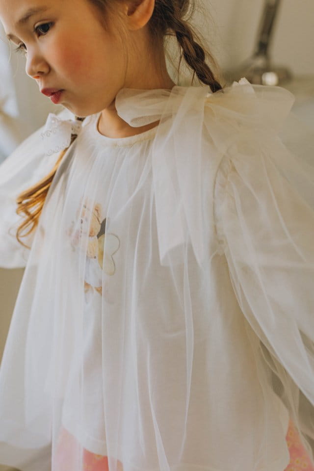 Mumunbaba - Korean Children Fashion - #Kfashion4kids - Cupid Mesh Tee