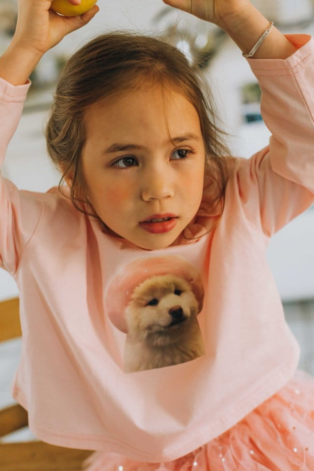 Mumunbaba - Korean Children Fashion - #fashionkids - Puppy Ribbon Tee - 4