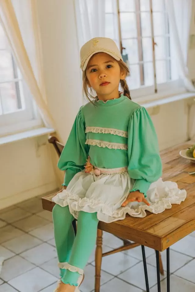 Mumunbaba - Korean Children Fashion - #kidsshorts - Low White Skirt - 3