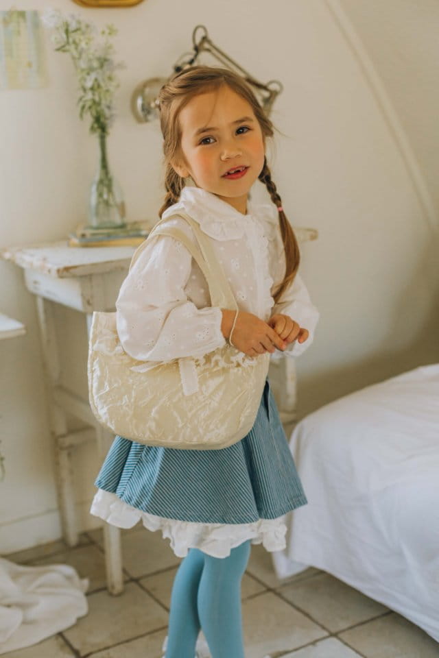 Mumunbaba - Korean Children Fashion - #kidzfashiontrend - Low White Skirt - 5