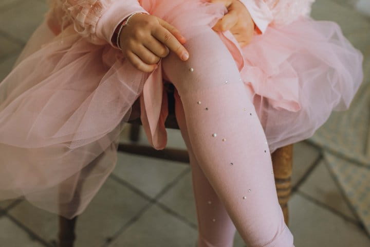 Mumunbaba - Korean Children Fashion - #Kfashion4kids - Ballet Cubic Leggings - 4