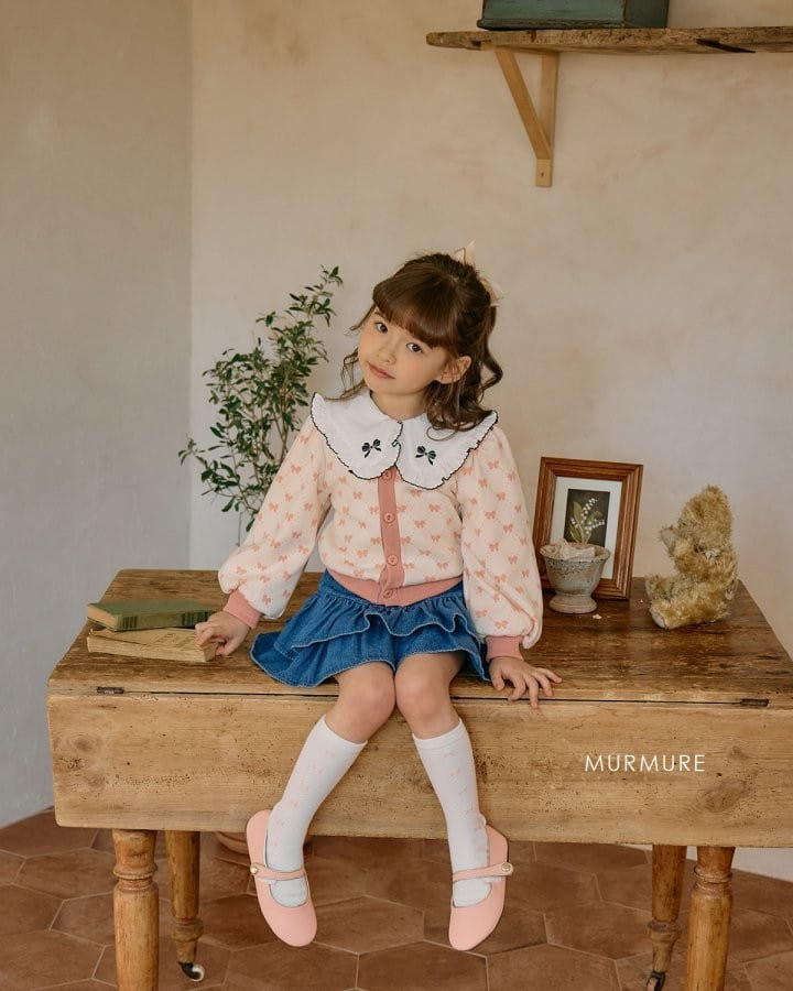 Murmure - Korean Children Fashion - #Kfashion4kids - Ribbon Puff Cardigan - 9