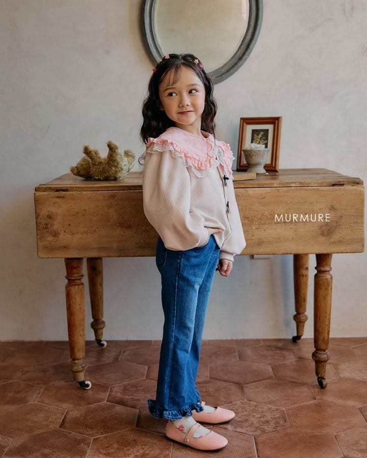 Murmure - Korean Children Fashion - #minifashionista - Waffle Ribbon Cardigan - 10