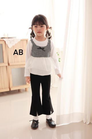 Muy Bien - Korean Children Fashion - #Kfashion4kids - Split Boot Cut Pants - 5