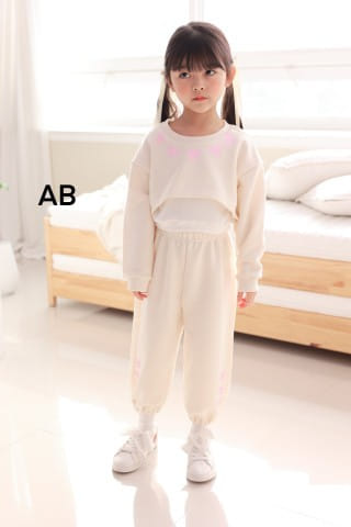 Muy Bien - Korean Children Fashion - #discoveringself - Ribbon Top Bottom Set - 12
