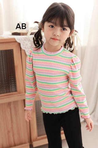 Muy Bien - Korean Children Fashion - #prettylittlegirls - Rainbow T-Shirt - 12