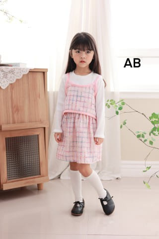 Muy Bien - Korean Children Fashion - #todddlerfashion - Tweed Vest Dress - 11