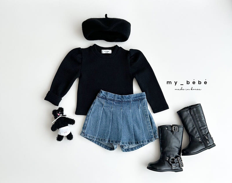 My Bebe - Korean Children Fashion - #Kfashion4kids - Hit Puff Tee - 10