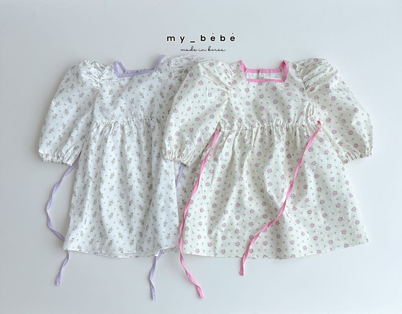 My Bebe - Korean Children Fashion - #Kfashion4kids - Popo Square One-Piece - 8