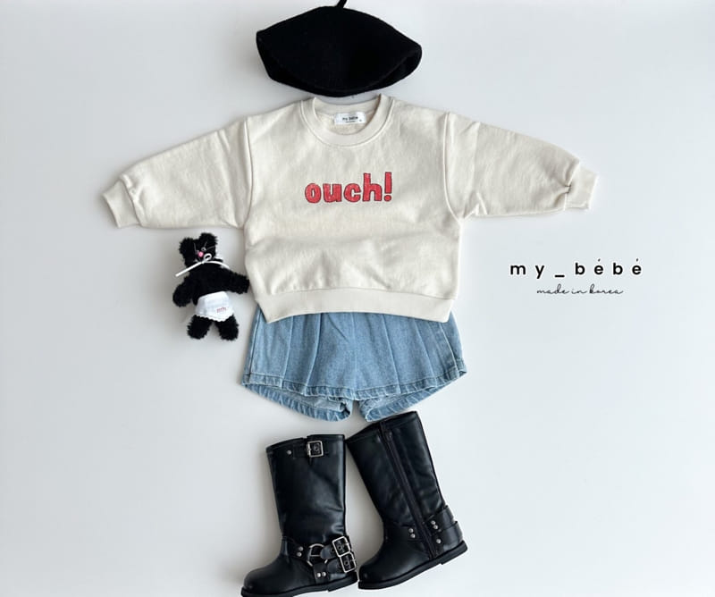My Bebe - Korean Children Fashion - #childofig - Ou Sweatshirt - 11