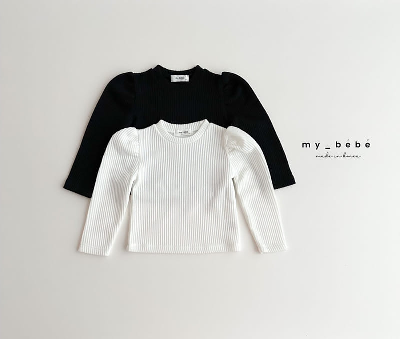 My Bebe - Korean Children Fashion - #childrensboutique - Hit Puff Tee - 3