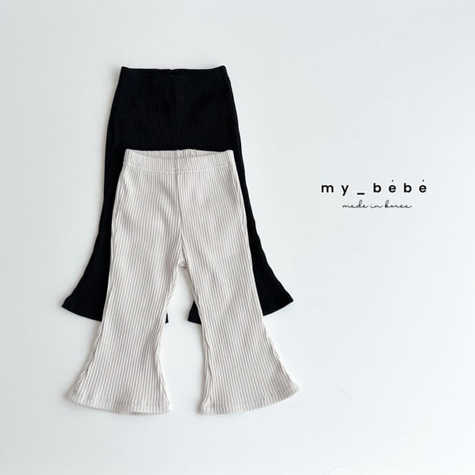My Bebe - Korean Children Fashion - #designkidswear - Tight Boots Cut Pants