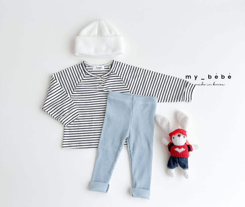 My Bebe - Korean Children Fashion - #designkidswear - Single St Tee - 11