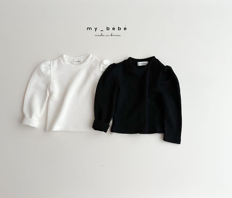 My Bebe - Korean Children Fashion - #childrensboutique - Hit Puff Tee - 4