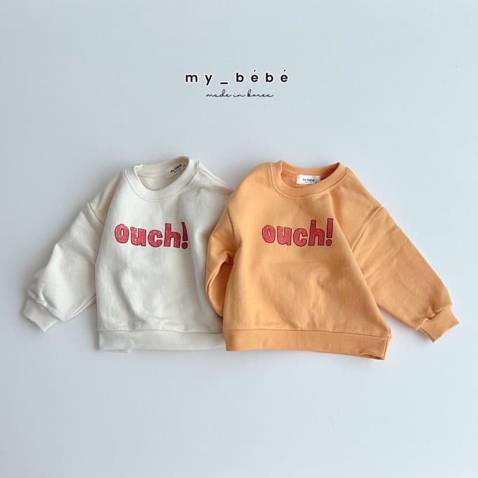My Bebe - Korean Children Fashion - #discoveringself - Ou Sweatshirt