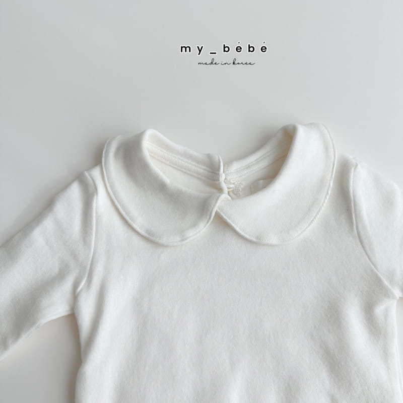 My Bebe - Korean Children Fashion - #fashionkids - Bom Bom Collar Tee - 10
